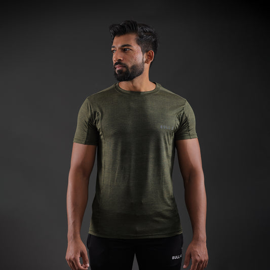 Jacquard Olive Bull-X T-shirt