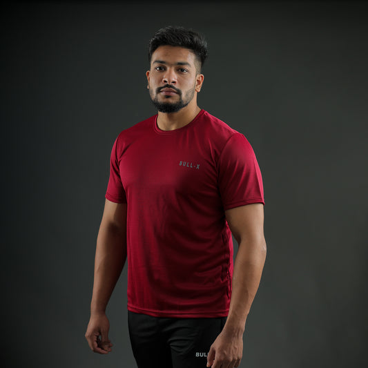 Dri Fit Maroon Bull-X T-shirt