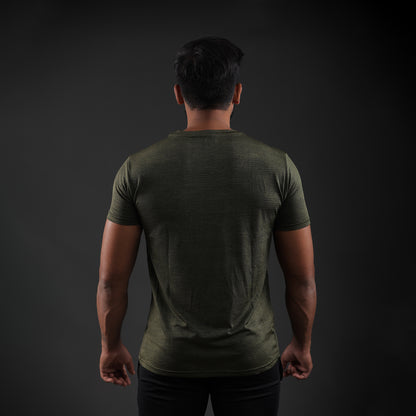 Jacquard Olive Bull-X T-shirt