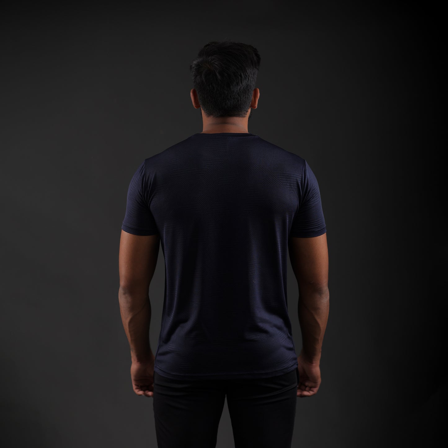 Jacquard Navy Blue Bull-X T-shirt