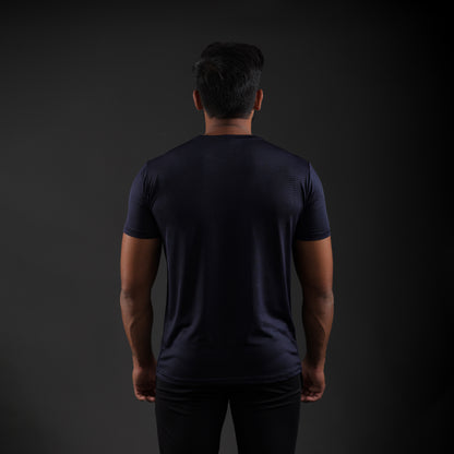 Jacquard Navy Blue Bull-X T-shirt